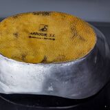 Brutalist centerpiece by Ardisur, Brass and aluminum, Spain, 1970