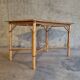 Table rotin vintage