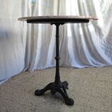 Bistro table with a marble top