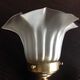 Wall light  in copper and glass art deco style / vintage 30-50 years