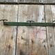 Vintage 1950s Green Metal Wall Coat Rack x3 #E