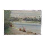 Tableau huile sur toile paysage