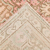 6x9 dusty pink wool persian rug 287x192cm