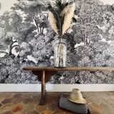 Weathered farm bench