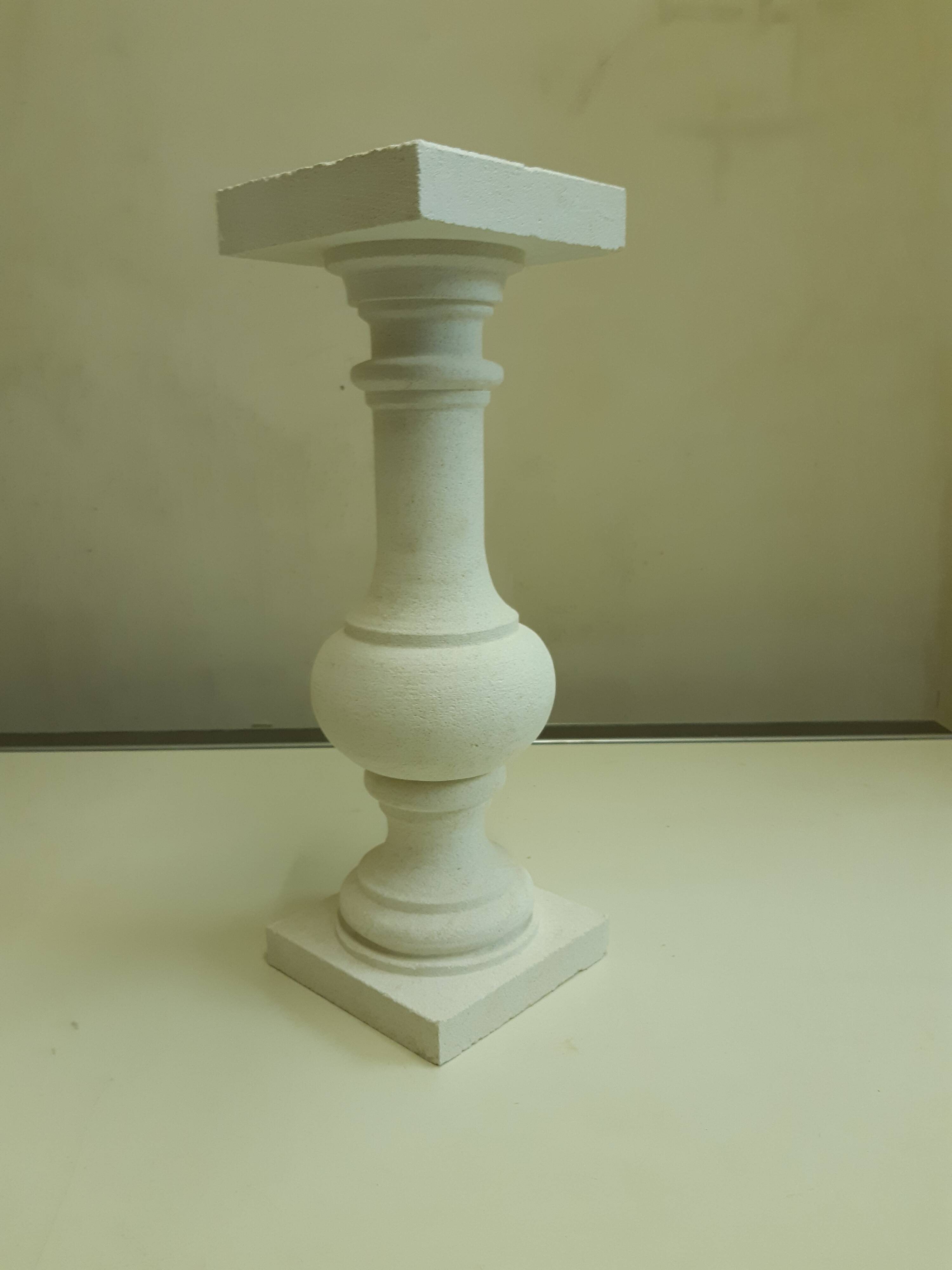 Natural stone baluster