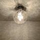 Large Ice Glass Flush Lamp by Doria