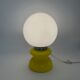 Vintage yellow opaline glass made in italy,60s