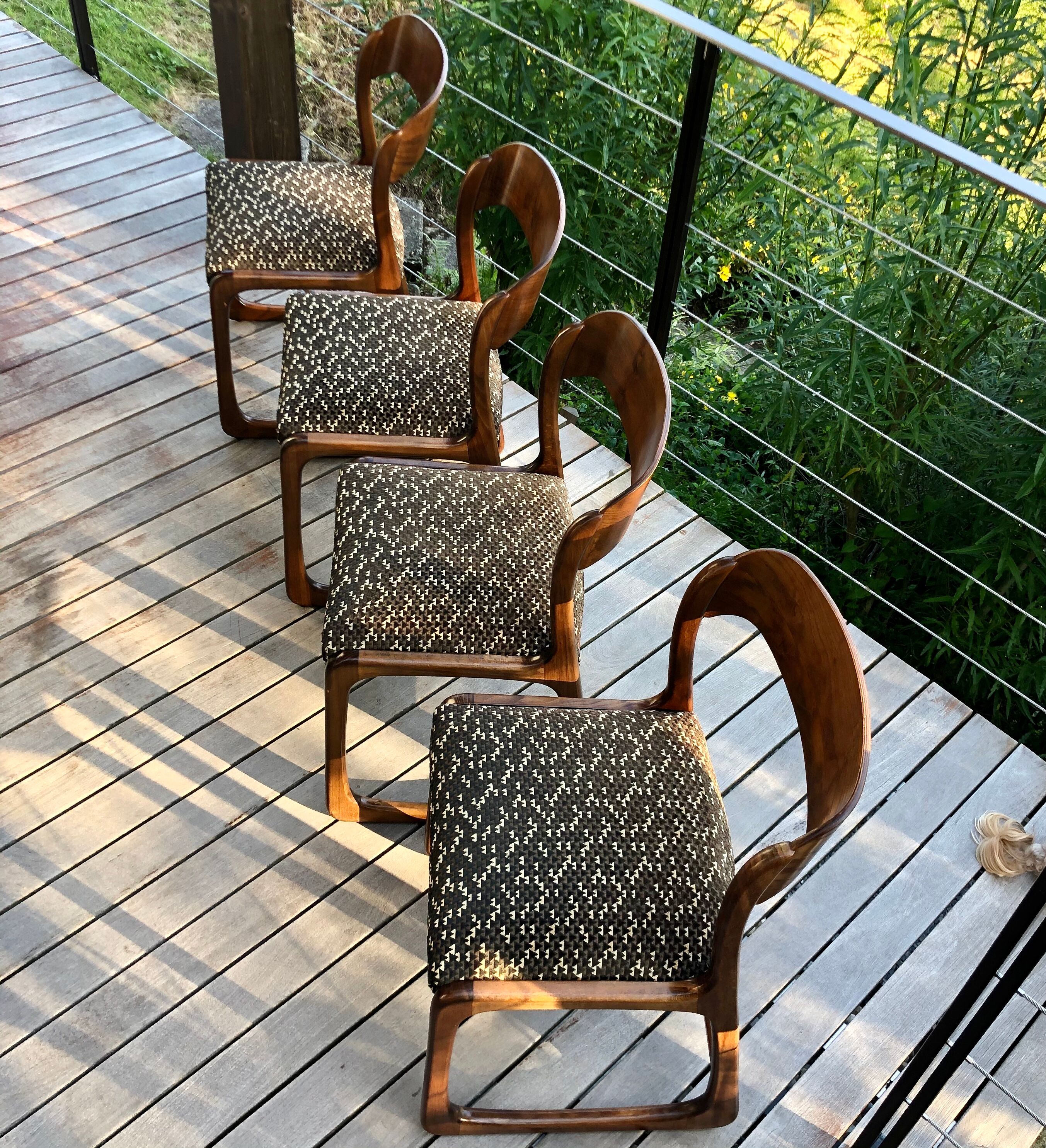 Baumann sleigh chairs