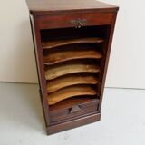 Antique filing cabinet with roller shutter