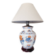 Hand-painted porcelain table lamp, Chinese Imari style.