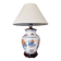 Hand-painted porcelain table lamp, Chinese Imari style.