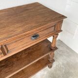 Oak console drapery 1950