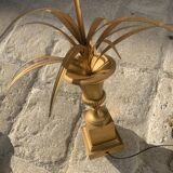 Bronze Palm lamp by Maison Charles