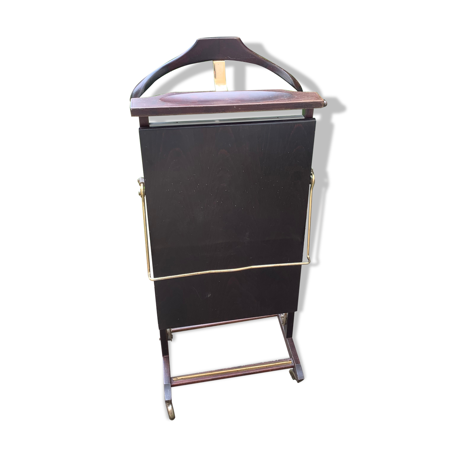 Valet de chambre in vintage Italian wood and design