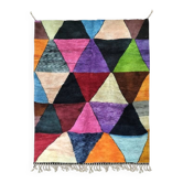 Tapis berbère en laine fabriqué à la main 150/250cm