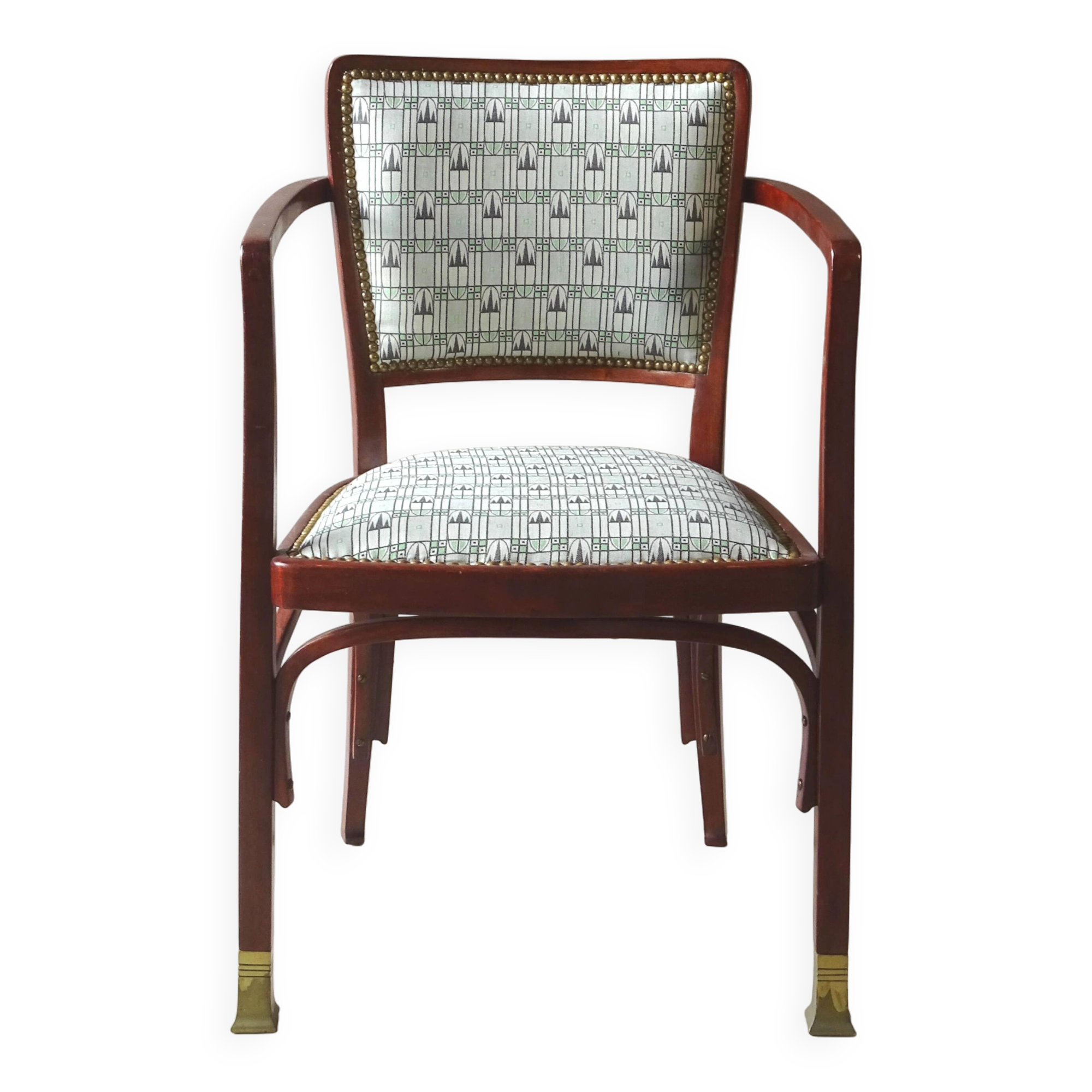 Kohn Armchair No. 719, Vienna Secession 1905 (Siegel /Moser)