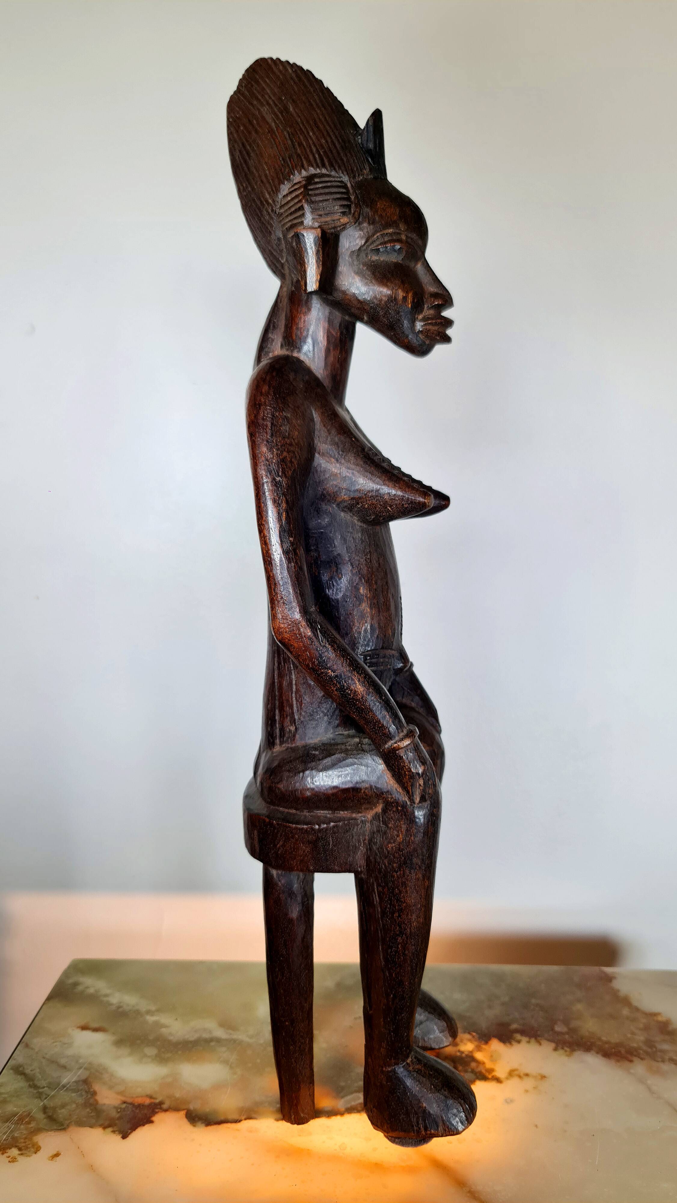 Senufo statue, H: 52 cm