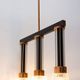 Czechoslovak brutalist light fixture, mid-century ceiling lighting, 1970s