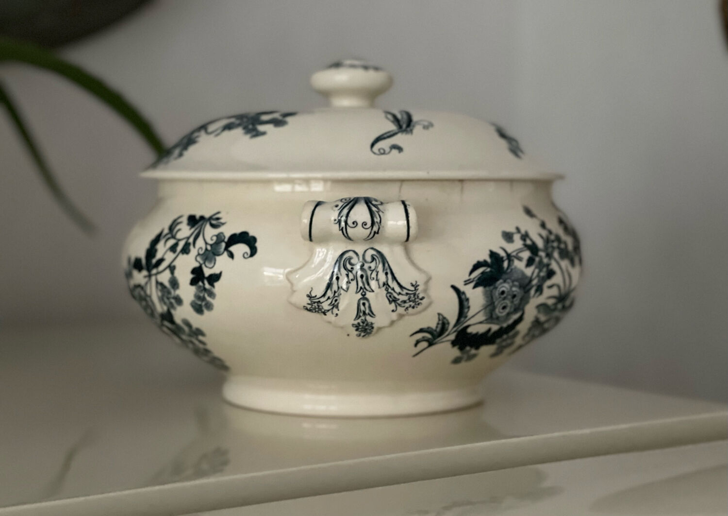 Longwy iron earth tureen