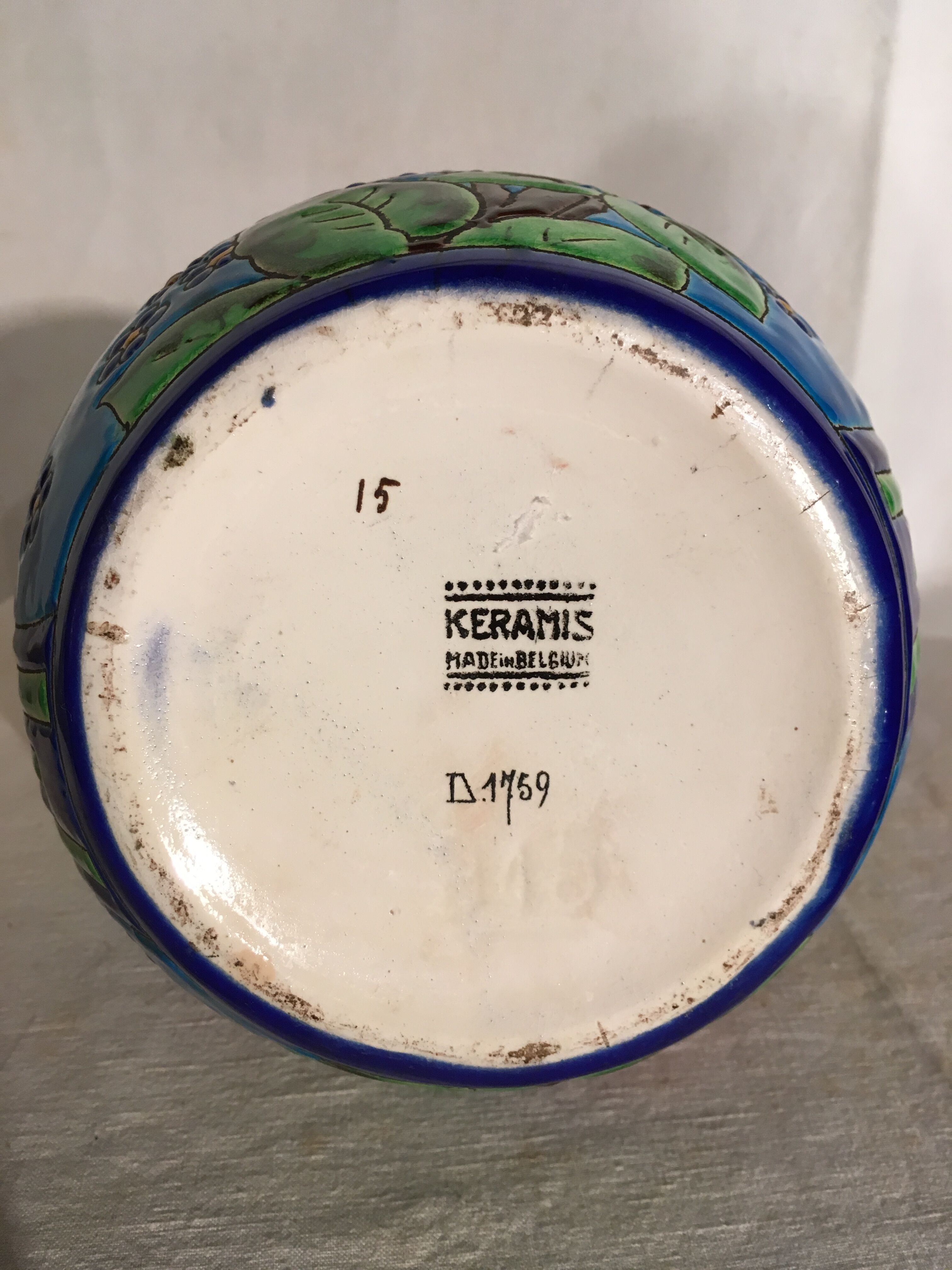 Vase 1930 - Keramis (Belgium)