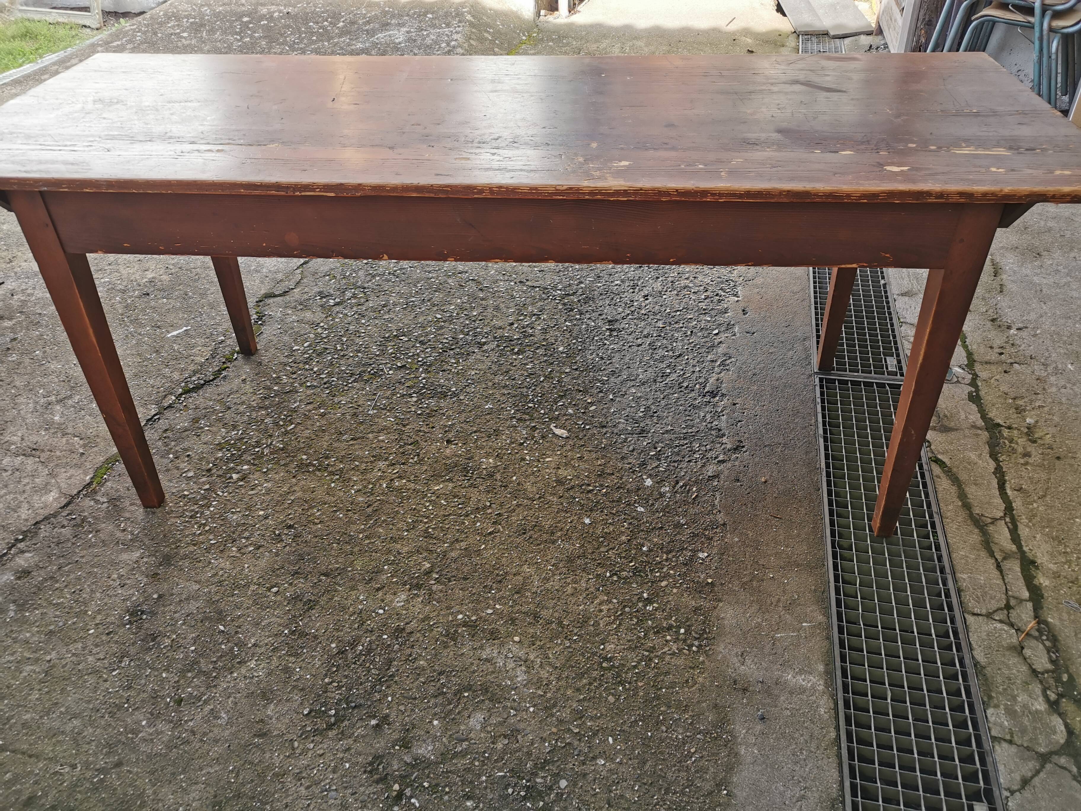 Fir farmhouse table late nineteenth
