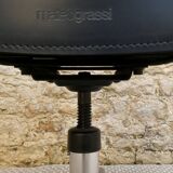 Office chair by Carlo Bartoli for Matteo Grassi in leather