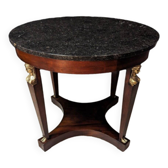 Empire Style Pedestal Table Return from Egypt