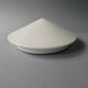 80s wall or ceiling light, lacquered metal and white opaline