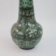 Large green earth-mixed ceramic vase by Jean Gerbino Vallauris