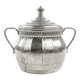 Art Nouveau sugar bowl, silver-plated brass, Berndorf, Germany, early 20th century