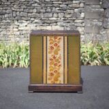 Napoleon III upholstered wooden chest, storage chest, interior decoration