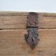 Two boxes clear solid wood patinated early 20th century