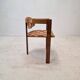 Set of 6 Italian Wooden Armchairs, 1960's