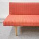 Day bed tissu rouge