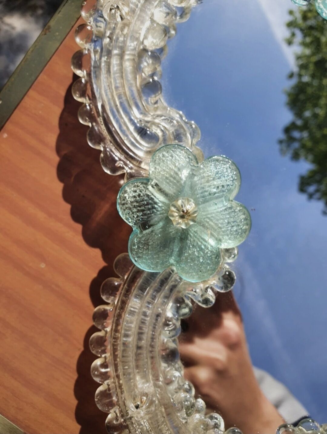 Venetian Murano glass mirror