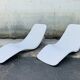 Pair of Eurolax R1 sunbeds by Charles Zublena
