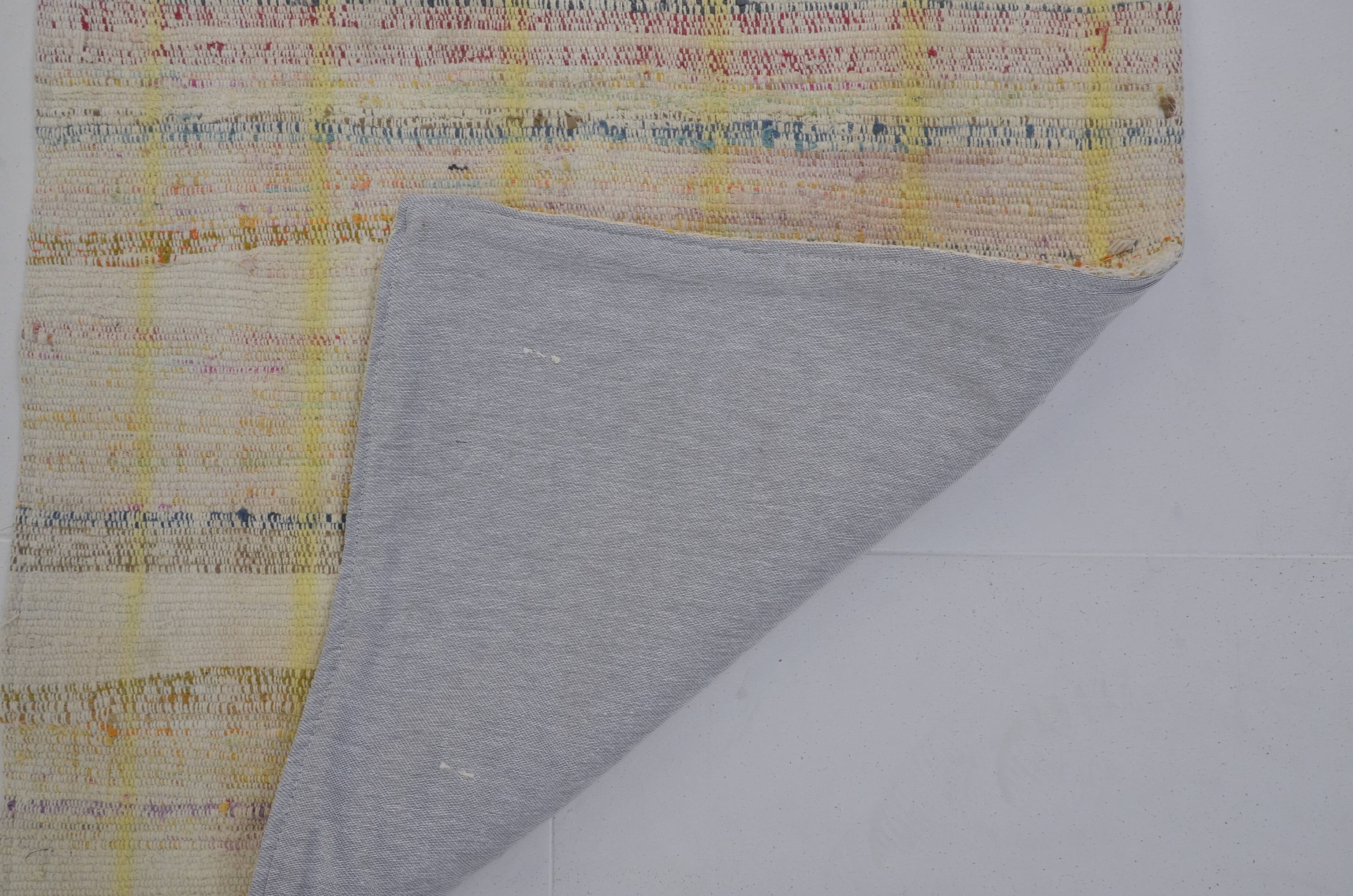 Very Long Turkish Vintage Kilim Carpet sku 3846