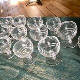 Set of 16 glasses/glasses including 10 large