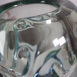 Organic glass vase by Jan Beránek Skrdlovice, mid-20th century.