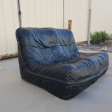 2 seater leather sofa 1970
