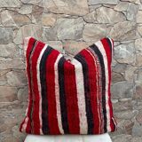 Berber Cushion, Vintage Moroccan Rug Cushion Cover, Berber Wool Cushion Covers.