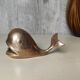 Brass whale ashtray