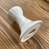 Vintage white ceramic candlestick