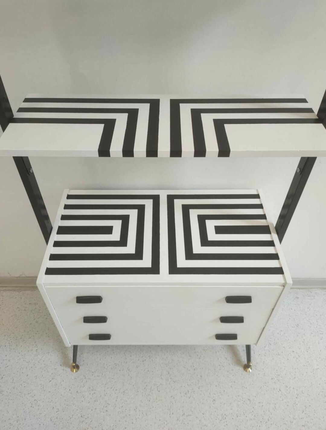 Vintage modular bookcase