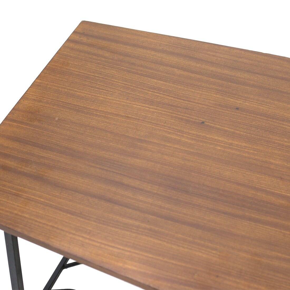 Coffee table with a wooden top, 1950s.