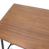 Coffee table with a wooden top, 1950s.