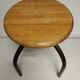 Set of 3 vintage stools of industrial style, medical office