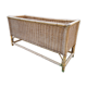 Vintage rattan planter