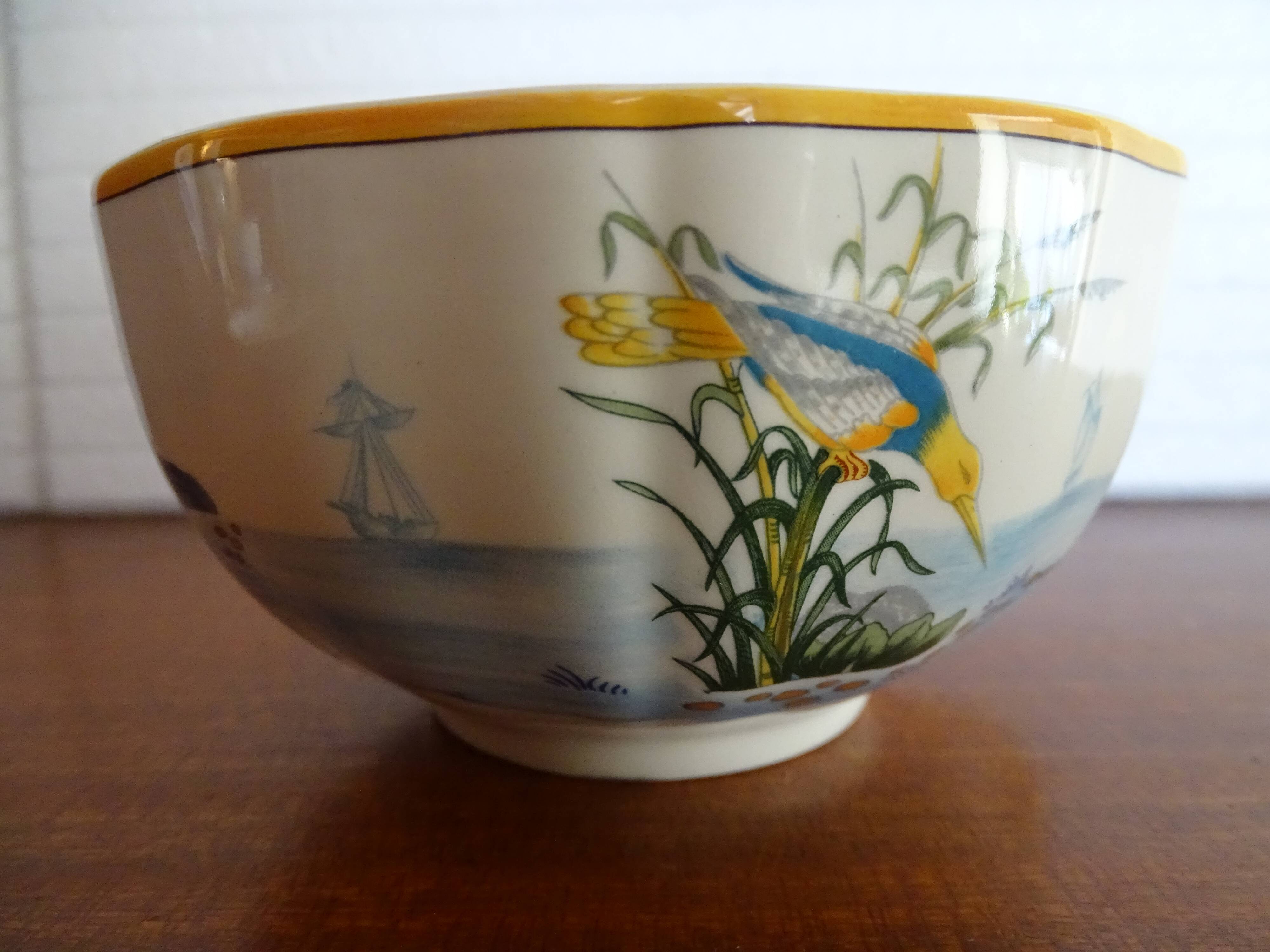 Earthenware lunch cups by Gien MAGELLAN - With box