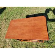 Bureau en bambou et rotin